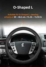 Ultra-Thin Leather Steering Wheel Cover for Toyota Crown