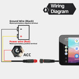 Wireless CarPlay Monitor 6.5 Inch for Motorcycles