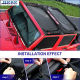 Heat Insulation Roof Sunshade for Jeep Wrangler JK 2007-17 Car Interior Accessory HEBE