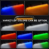 96 LED Windshield Strobe Bar Emergency Light Universal Car Interior Accessory MAGIC COLORM