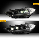 LED Headlights for Hyundai Elantra 2017-2018 Headlight Assembly Vland