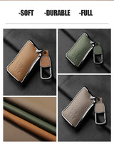Aluminum Alloy Goatskin 5 Button Car Key Case Cover For Lexus LM350h LM500H 2023 2024 Car Key Protection Shell Accessories Ca