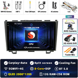 2K Android 15 Head Unit for Honda CR-V 2007–2011