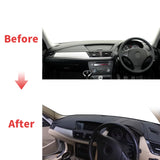 Premium Leather Dashboard Cover Pad for BMW X1 2009-2015 Dashboard Mat CATUSIKI
