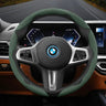 Segmented Suede Steering Wheel Cover for BMW