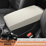 Suede Leather Armrest Cover for Honda CR-V 2023 Car Interior Accessory OEM