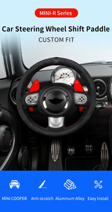 Aluminum Steering Wheel Shift Paddle Kit for MINI Cooper Car Interior Accessory GMUNI
