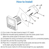 200W Waterproof Marine Stereo Radio for UTV RV ATV