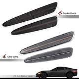 LED Side Marker Smoked Lens for Chevy Corvette C6 2005-2013 Car Interior Accessory iJDM