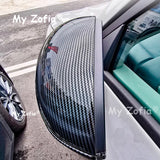 For LEAPMOTOR B10 2025 2026 Car Style Rearview Mirror Cover Trim Protect Kit Rear View Mirror Rain Eyebrow Frame ABS Accessor