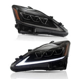 Headlights with Sequential Signal for Lexus IS 05-13