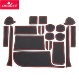 Suzuki SOLIO D2 Anti-Slip Gate Slot Cup Mat Non-Slip Door Groove Pad Interior Accessories Rubber Coaster Car Interior Accesso