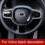 Electroplate Steering Plate for Volvo 2020-24 Car Interior Accessory LINGLUYANG