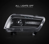 Dual Beam Projector Headlights Signal Dodge Charger