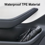 For Tesla Model 3 Highland Y Juniper Car Door Side Storage Box Door Slot Storage Organizer Container Car Interior Door Storag
