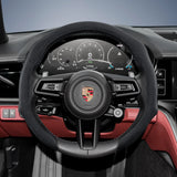 Premium Suede Steering Wheel Cover for Porsche Cars