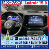 13.1-inch Android 15 Stereo Navigation for Mercedes Benz Vito Android Head Unit Aotsr Two Screens Eight Core