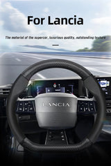 Breathable Carbon Fiber Wheel Cover for Lancia Car Interior Accessory Hocasen