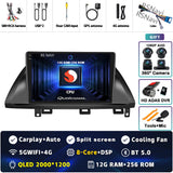 9-Inch QLED Android 15 Multimedia Player for Honda Odyssey