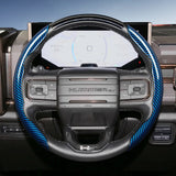 GMC Carbon Fiber Segmented Wheel Cover Silver