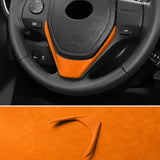 For Toyota RAV4 (2013-2018) Levin / Corolla (2014-2018) Made of Alcantara Steering Wheel Panel Boot Cover Car Interior Access