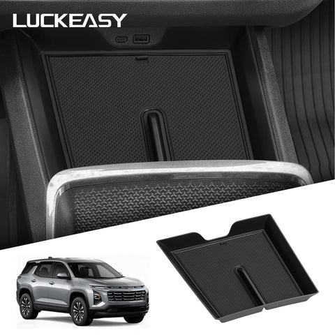 Chevrolet Equinox 2025 2026 Car Storage Box Interior Accessories Central Console Tidying Organizer Storage Case Tray Central
