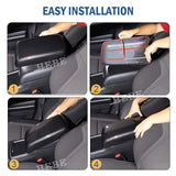 Armrest Trim Cover Carbon Fiber for Dodge Charger/300 Car Interior Accessory HEBE