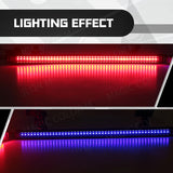 Universal Emergency Strobe Light Bar 96 LED 12V-24V Car Interior Accessory MAGIC COLORM