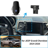 Smart Wireless Charging Phone Holder for Jeep Grand Cherokee Car Phone Holder CATUSIKI