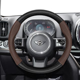 Carbon Fiber Leather Wheel Cover for Mini R50 R56