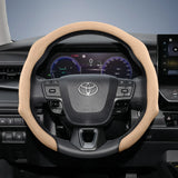 Premium Suede Snap-On Cover for Toyota Steering
