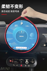 For BMW MINI Cooper J01 J05 F66 F65 Car Central Control Screen Cover Navigation Screen Protector Strip Car Central Control Sc
