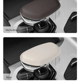 Original Leather Center Gear Shift Knob Cover Lever Shifter Boot Car Accessories For Geely Tugella/ Binyue / Preface / Borui GE