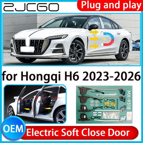 Electric Soft Close Door Kit for Hongqi H6 2023–2026 Car Interior Accessory ZJCGO Default Title