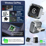 Wireless CarPlay Adapter for OEM Android Auto Cars