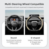 Breathable Leather Steering Wheel Cover for Honda Car Interior Accessory Hocasen