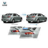LED Tail Lights Dynamic Welcome for Mitsubishi Lancer Car Interior Accessory Vland