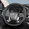 Carbon Suede Steering Wheel Cover for Mitsubishi