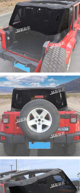 PVC Trunk Shade Net for Jeep Wrangler JK 4-Door 07-17