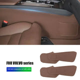 Anti-Kick Console Protector for Volvo V60 2024 Car Interior Accessory LINGLUYANG Brown xc60 2018-2026