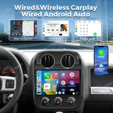 2K QLED Android Head Unit for Jeep Compass Patriot 2010–2016 Android Head Unit RSNAVI