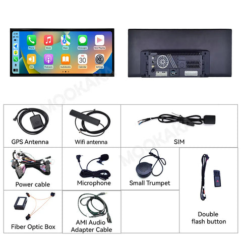 15.8-Inch Android 14 Multimedia Head Unit for Audi A4 A5 Android Head Unit Aotsr 8GB 256GB Carplay China Mainland Eight Core