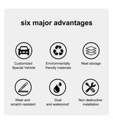 SMABEE for Toyota Tacoma 2024 Door Handle Storage Box Accessories Car Side Door Holder Tray Organizer Door Storage Barrel OEM