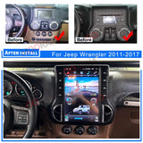 12-Inch Android 13 Head Unit for Jeep Wrangler JK 2011–2017 Android Head Unit Aotsr