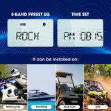 Marine Stereo Bluetooth FM AM Radio Waterproof Car Speaker AKAMATE