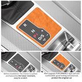 For Audi C8 A6 A7 S6 S7 (2019-2025) Sport Car Gear Shift Cover Panel Trim Sticker Car Interior Accessory OEM