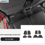 TPE Waterproof Floor Mats & Liner for Jeep Wrangler JK Car Interior Accessory HEBE