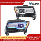 Vland Head lights W/ Anim. for Jeep Grand Cherokee 2011 Headlight Assembly Vland