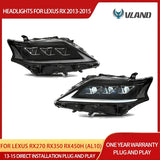 Vland LED Matrix Headlight for Lexus RX 2008-2015 LED Headlight Vland