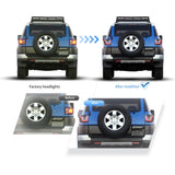 LED Tail Lights Clear Lens for Toyota FJ Cruiser Car Interior Accessory Vland